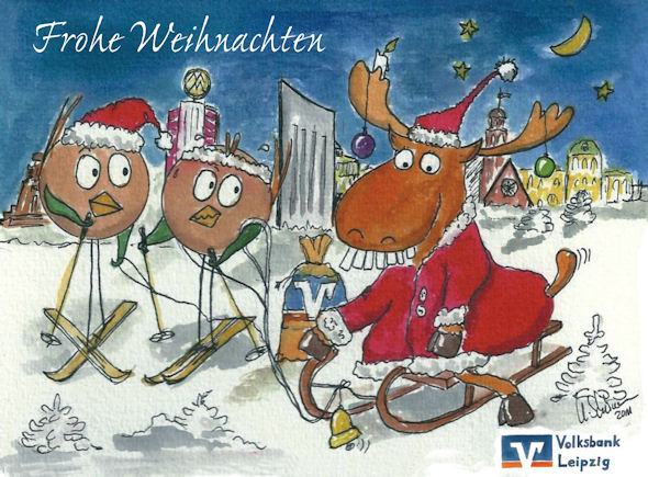 Karte malen lassen zu Weihnachten_Ballbirds.de_Leipzig